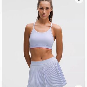 Flow Y Mid-Support Bra Logo *B/C Cup Serene Blue